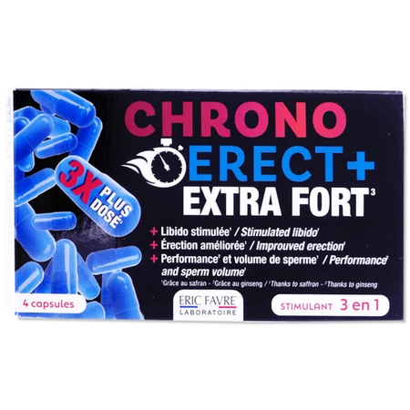 ERIC FAVRE CHRONO ERECT+ EXTRA FORT 4 CAPSULE