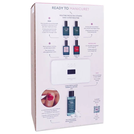 MANUCURIST GREEN FLASH LED - ROUTINE PER LA MANICURE HORTENCIA POPPY RED