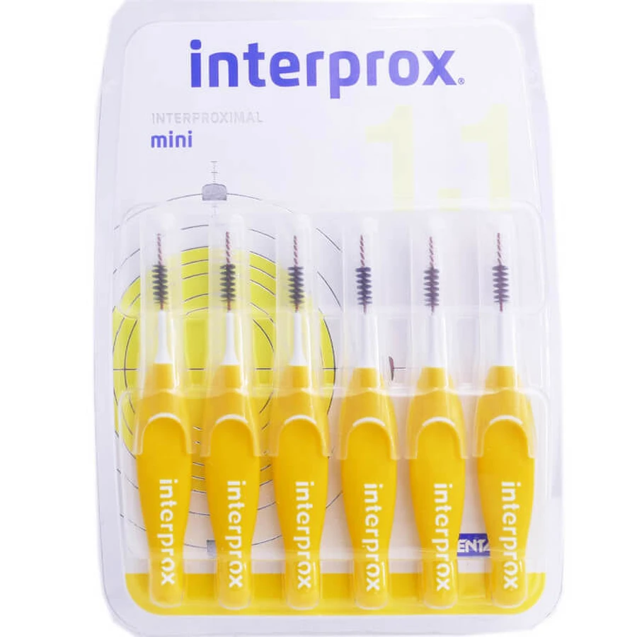SPAZZOLINI DA DENTI INTERPROX MINI, CONFEZIONE DA 6