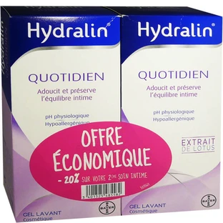 HYDRALIN APAISA, OPAKOWANIE ZAWIERAJĄCE 2 BUTELKI PO 200 ML