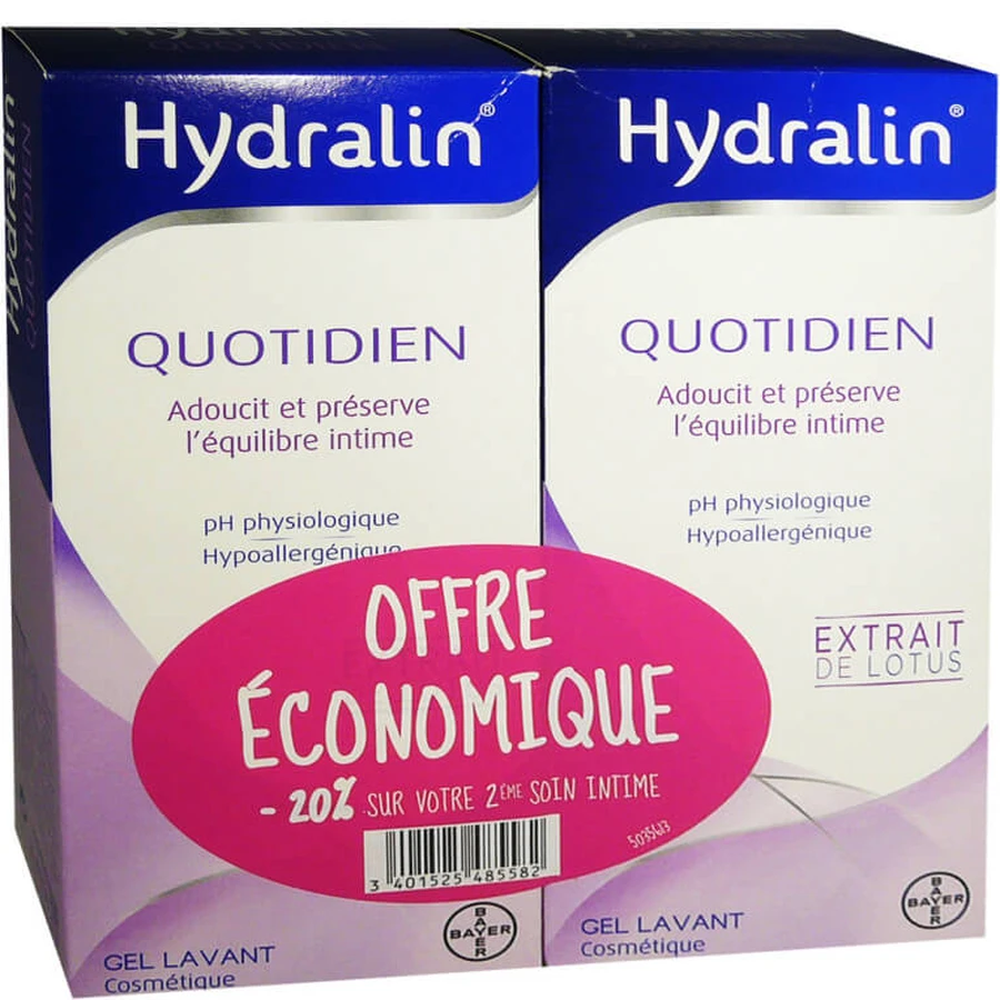 HYDRALIN APAISA, OPAKOWANIE ZAWIERAJĄCE 2 BUTELKI PO 200 ML: ceny i cechy