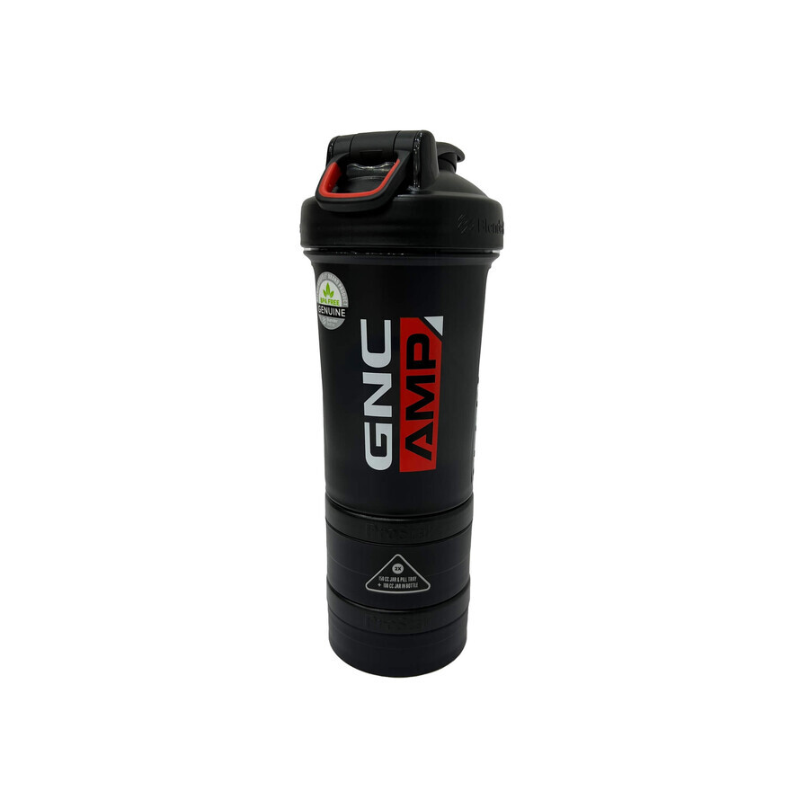 Gnc Blender Bottle Shaker Cup V2, Prostak Compartiment Pentru Suplimente, 450 Ml