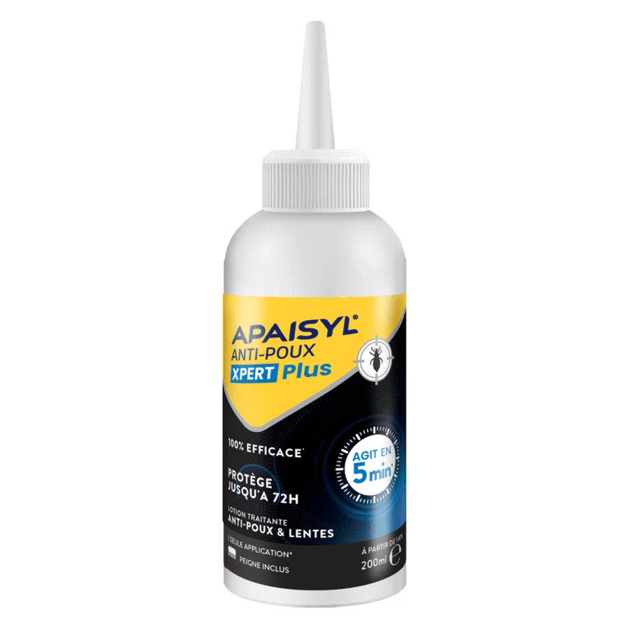 APAISYL XPERT PLUS LOCIÓN ANTIPIOJOS 200 ML + PEINE
