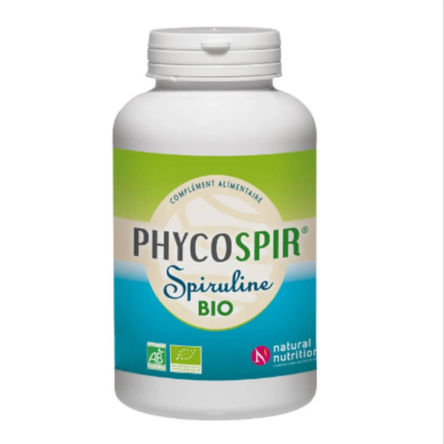 NATURAL NUTRITION SPIRULINĂ PHYCOSPIR 300 COMPRIMATE