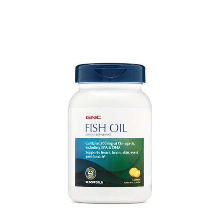 Gnc Aceite de Pescado, Aceite de Pescado, 90 Cps