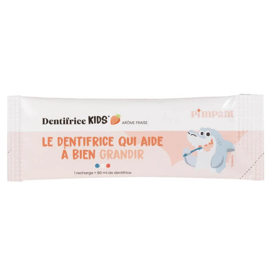 DENTIFRICIO IN POLVERE PIMPANT KIDS (DA DILUIRE) AL GUSTO DI FRAGOLA 8 G