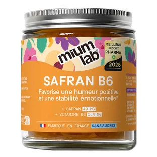 MIUM LAB SAFRAN B6 FĂRĂ ZAHĂR 42 DE JELUȚI
