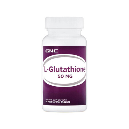 Gnc L-glutatión 50 Mg, L-glutatión, 50 Tb