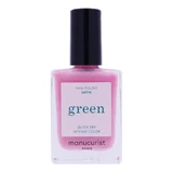 MANUCURIST GREEN SATIN NAIL POLISH 15ML