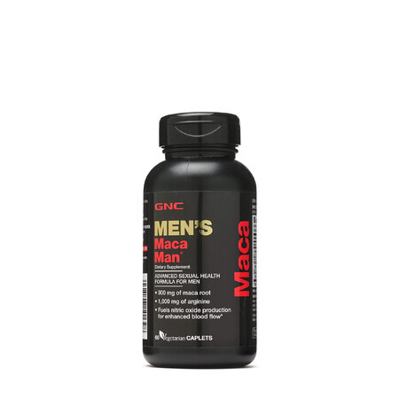 Gnc Men's Maca Man, Fórmula para hombres, 60 Tb