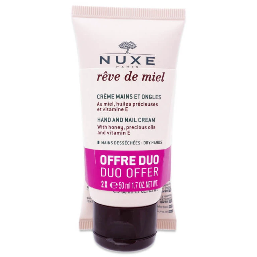 NUXE REVE DE MIEL KREM DO RĄK I PAZNOKCI, ZESTAW 2 SZTUK (PO 50 ML KAŻDY): ceny i cechy