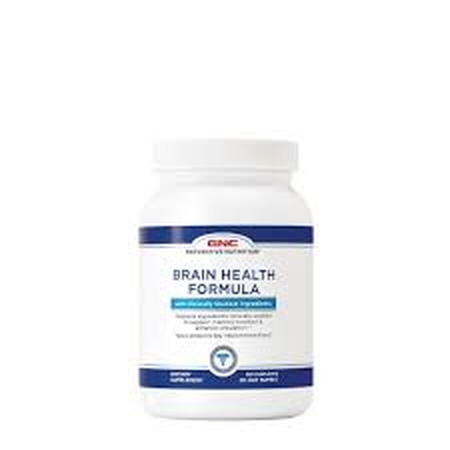 Brain Health Formula Gnc Nutrición Preventiva Para La Salud Del Cerebro Y Del Sistema Nervioso, 60 Tb