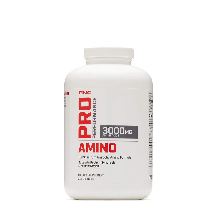 Gnc Pro Performance Amino 3000, 240 Cps