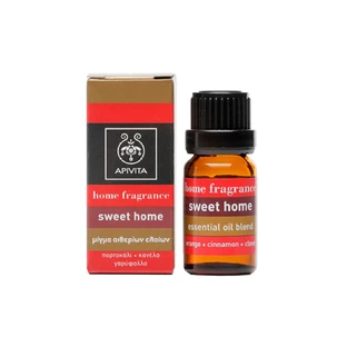 Miscela di oli essenziali biologici "Sweet Home" di Apivita: arancia, cannella e chiodi di garofano, 10 ml