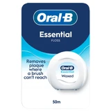 Oral-B Essential Floss, filo interdentale cerato, non aromatizzato, 50 m