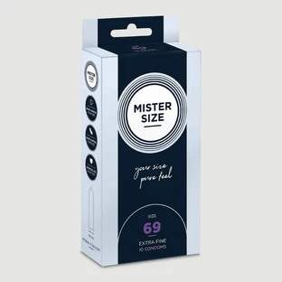 Prezerwatywy Mister Size Pure Feel 69 mm – 10 sztuk
