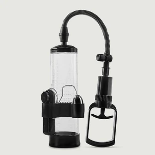 Pompă pentru penis cu mâner vibrator tip ramrod