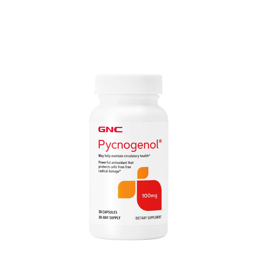 Gnc Pycnogenol 100 Mg, Pycnogenol, patentierter französischer maritimer Kiefernrindenextrakt 100 Mg, 30 Cps