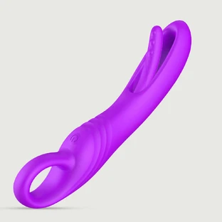 Vibromasseur ergonomique en silicone « G-Slapper » - Violet