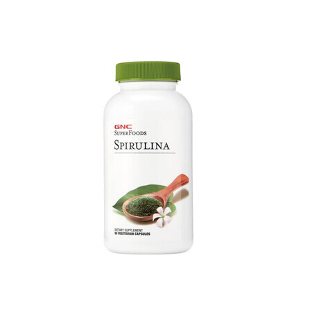 Gnc Superfoods Espirulina 500 Mg, 90 Cps