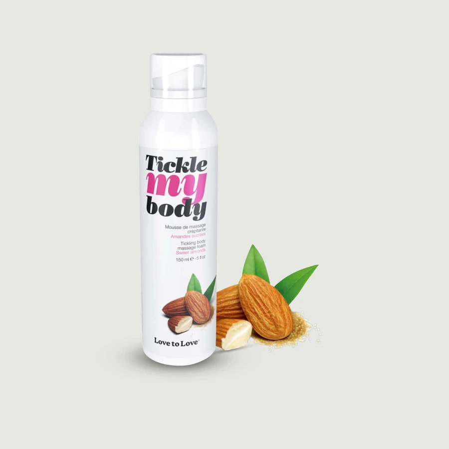 Tickle My Body - Schiuma da massaggio profumata alle mandorle dolci - 150 ml