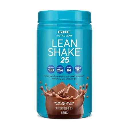 Gnc Total Lean Lean Shake 25, Eiwitshake, Chocoladesmaak, 832 G