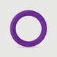 Anillo para el pene de silicona rígido, talla grande, para hombre - Morado
