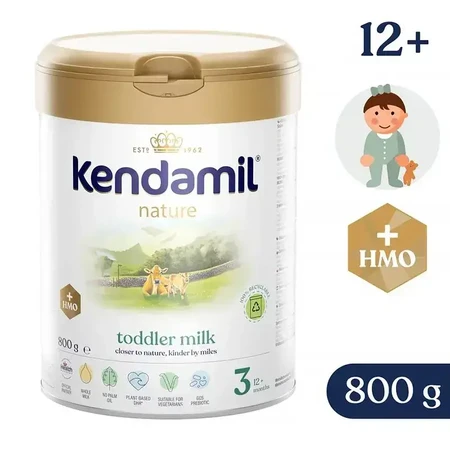 Kendamil Nature 3 HMO+ groeimelk 12+ mnd, 3x800 g