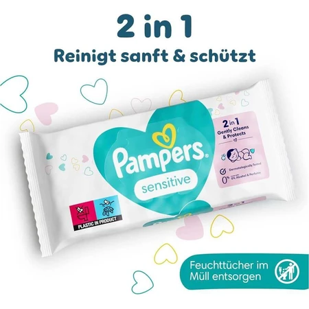 PAMPERS Wipes Sensitive XXL Monthly 30x80 2400 