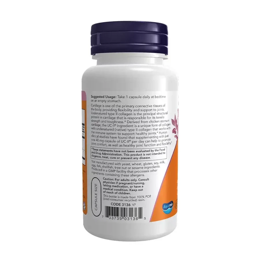 Now Foods UC-II, collageen type II, 2x120 capsules
