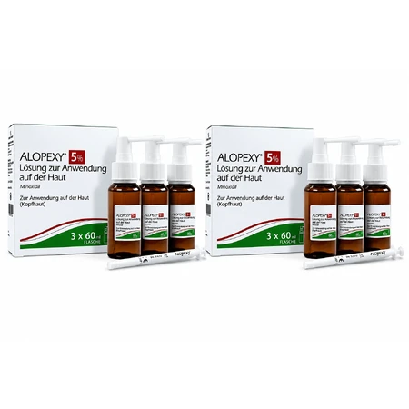 Alopexy, soluzione al 5%, 6 flaconi da 60 ml