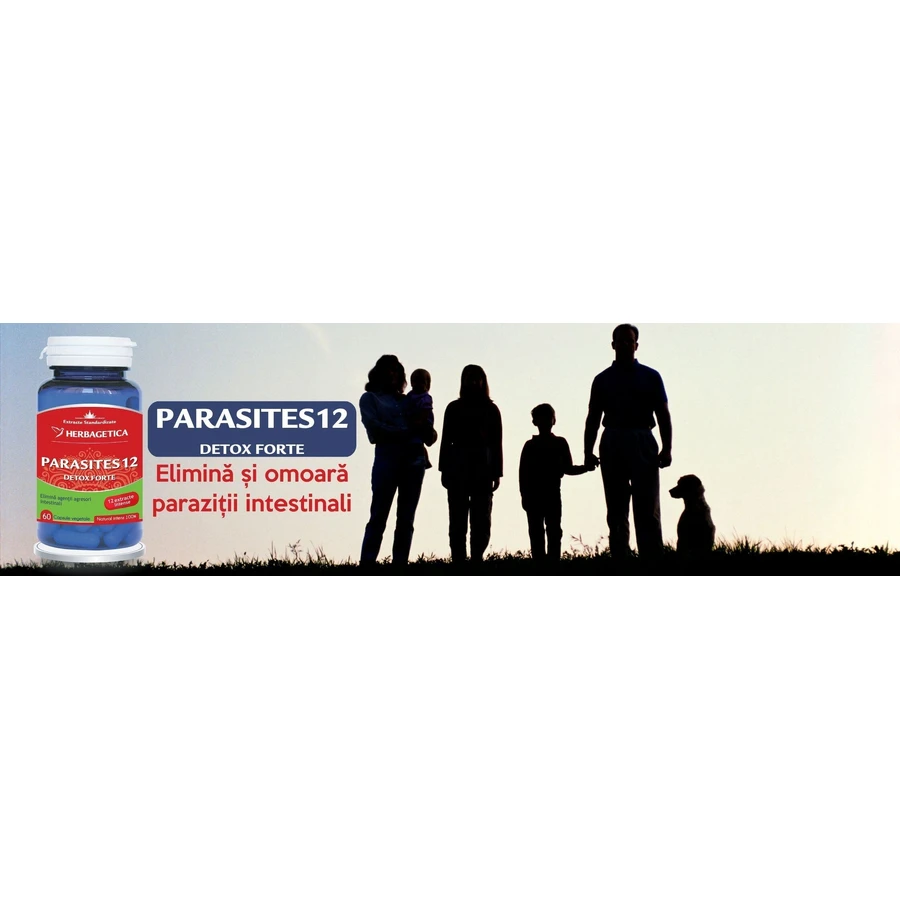 Parasites 12 Detox Forte, 2x60 kapsułek, Herbagetica: ceny i cechy