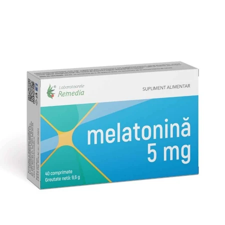 Melatonina 5 mg, 3x40 compresse, Remedia
