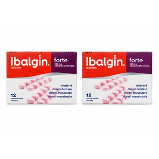 Ibalgin Forte 400 mg, 2x12 comprimidos, Sanofi
