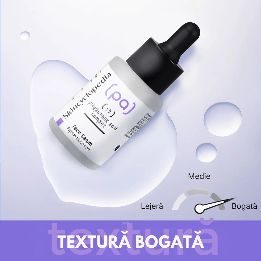 Hydraterend serum met 3% PA-polyglutaminezuurcomplex, 2 x 30 ml, Skincyclopedia