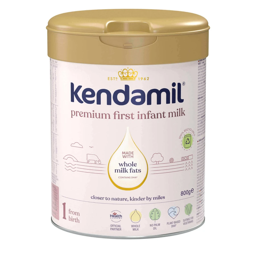 Kendamil Premium 1 DHA+, babyvoeding vanaf geboorte, 4x800 g