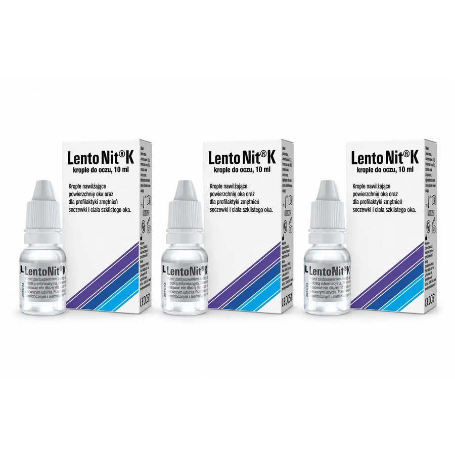 Lento Nit K Augentropfen, 3x10 ml