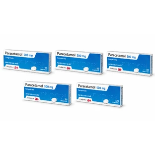 Paracetamol 500 mg, 5x20 tabletten, Antibiotice SA