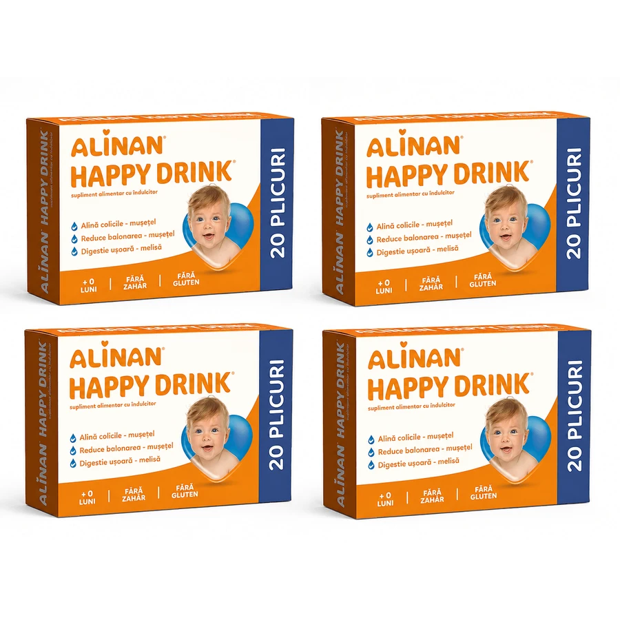 Happy Drink Alinan, 4x20 bustine, Fiterman Pharma