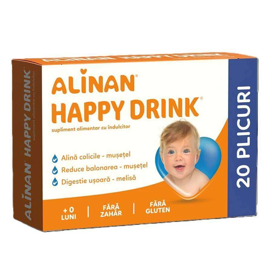 Happy Drink Alinan, 4x20 bustine, Fiterman Pharma