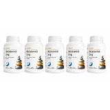 Melatonina, 5 mg, 5x30 kapsułek wegetariańskich, Alevia