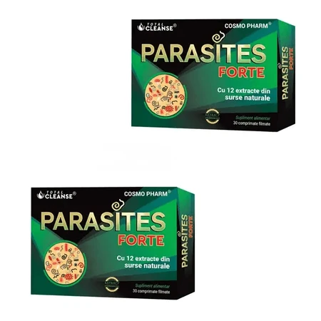 Pachet Parasites Total Cleanse, 4x30 comprimate filmate, Cosmopharm
