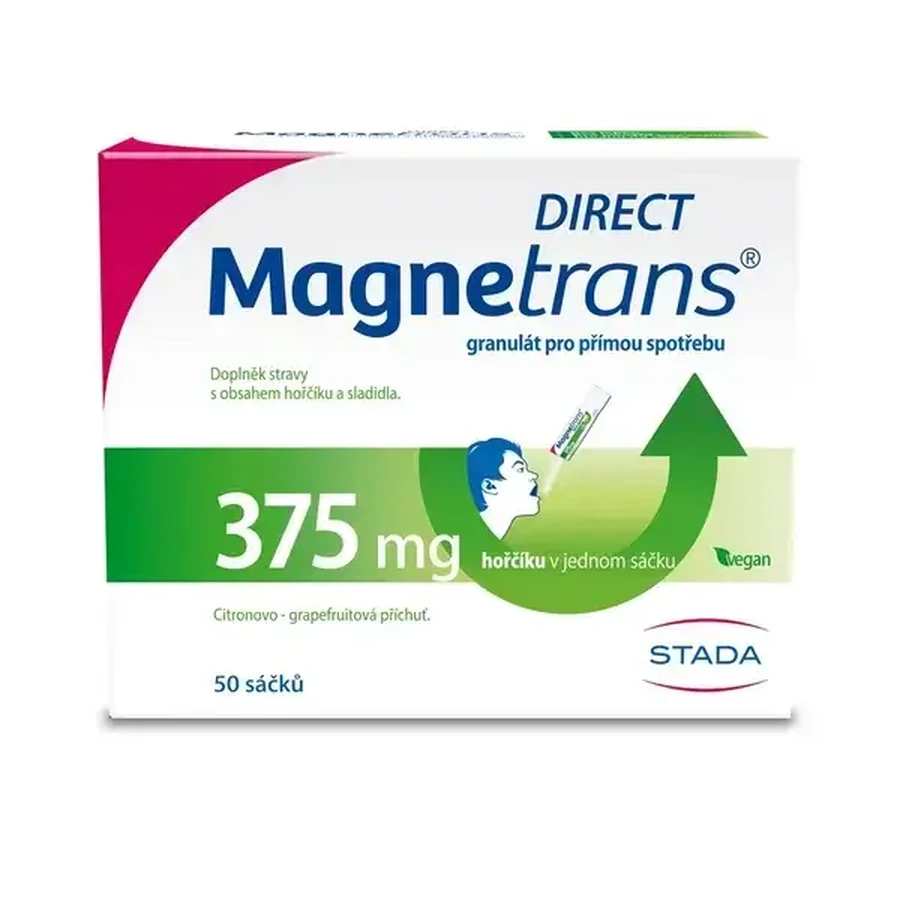 Magnetrans Direct 375 mg, 3x50 saszetek, Stada: ceny i cechy