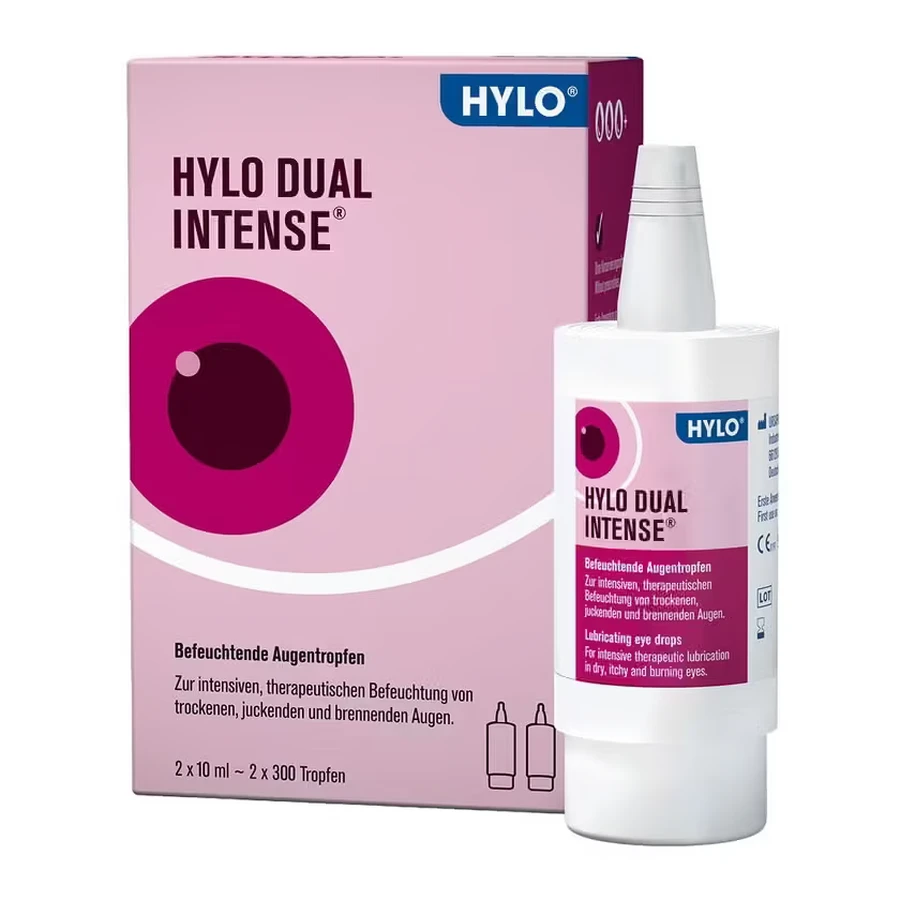 Gotas oftálmicas HYLO DUAL INTENSE, 6 x 10 ml