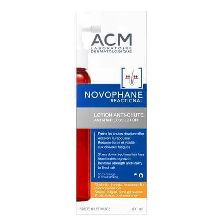 Loción Novophane Reactional Anticaída, 2x100 ml, Acm