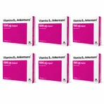Ankermann Vitamina B12, 1000 μg, 6 confezioni da 50 compresse, Worwag Pharma