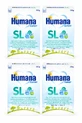 Formula speciale di latte di soia SL, +0 mesi, 4x500 g, Humana