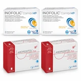 Inofolic Combi HP, 60 cápsulas + Andrositol Plus, 28 sobres, Lo Li Pharma 