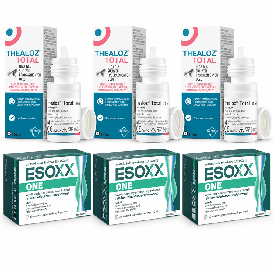 Thealoz Total, 30 ml + Esoxx One 60 pliculețe