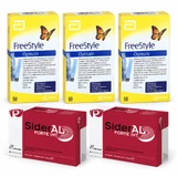 Tiras reactivas Abbott FreeStyle Optium 150 + SiderAL Forte, 60 cápsulas, Zentiva